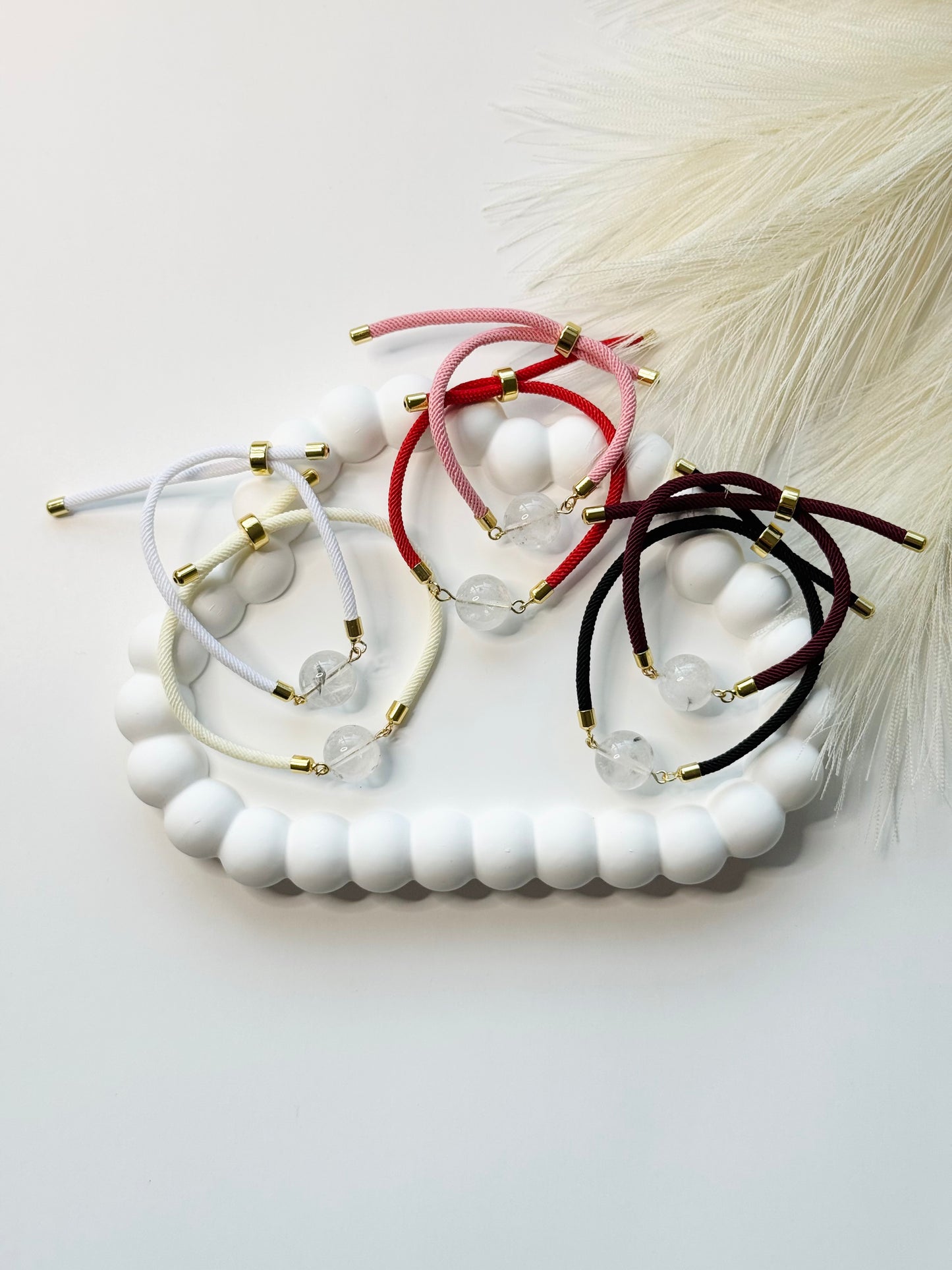 Aura Thread – Clear Quartz Bracelet
