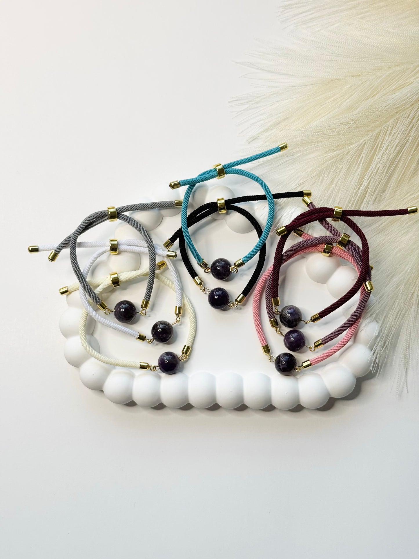 Aura Thread – Amethyst Bracelet
