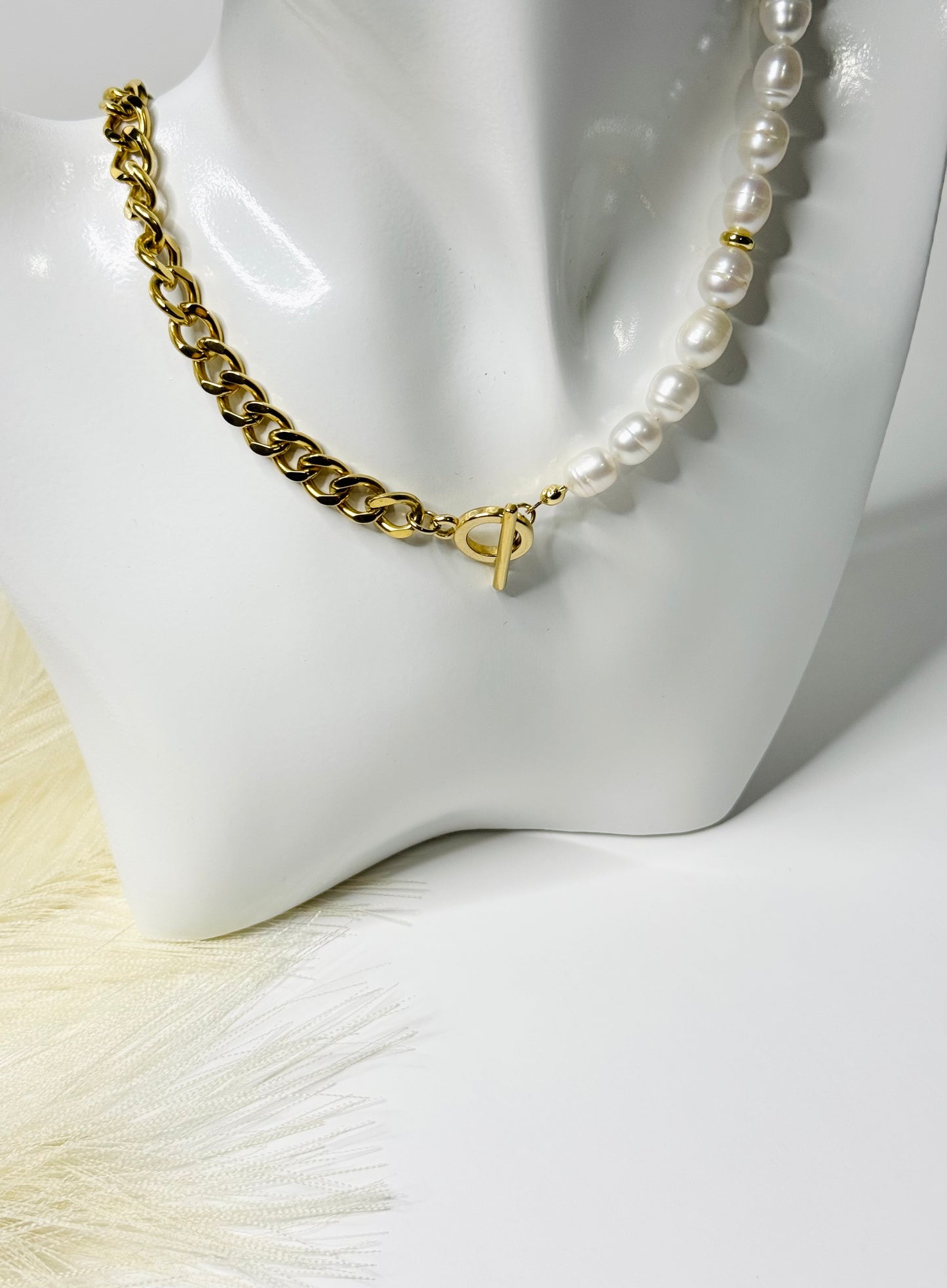 Gilded Pearl Harmony Bracelet