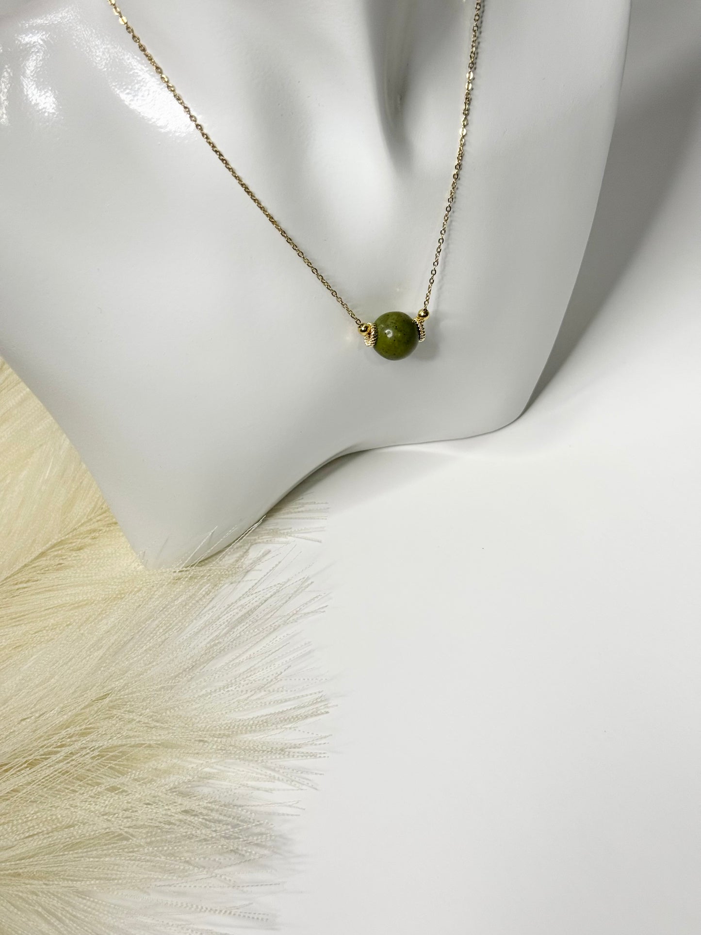 Jade Drop Necklace