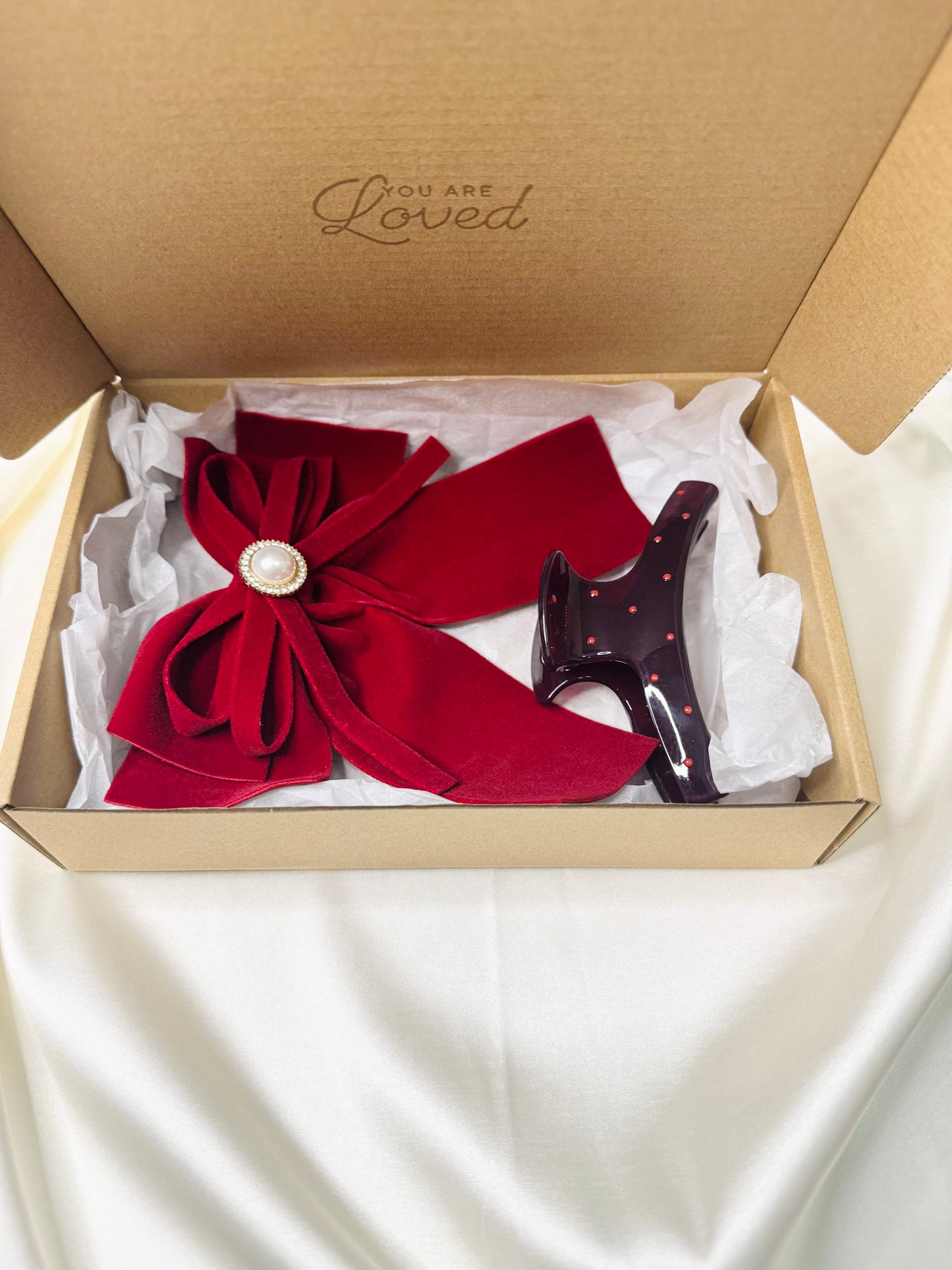 Scarlet Velvet Elegance Set