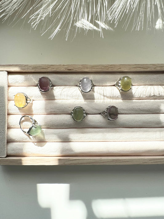 Fluorite Candy Ring