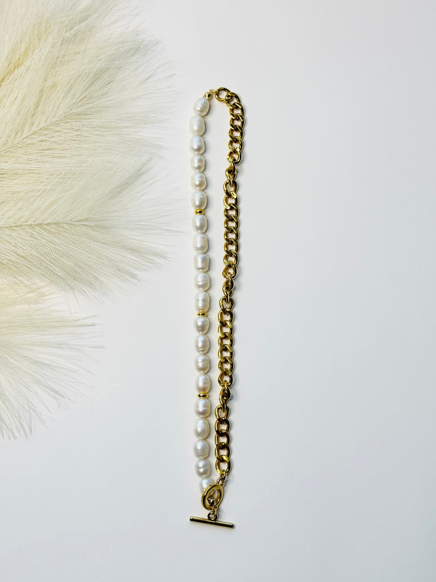 Gilded Pearl Harmony Bracelet