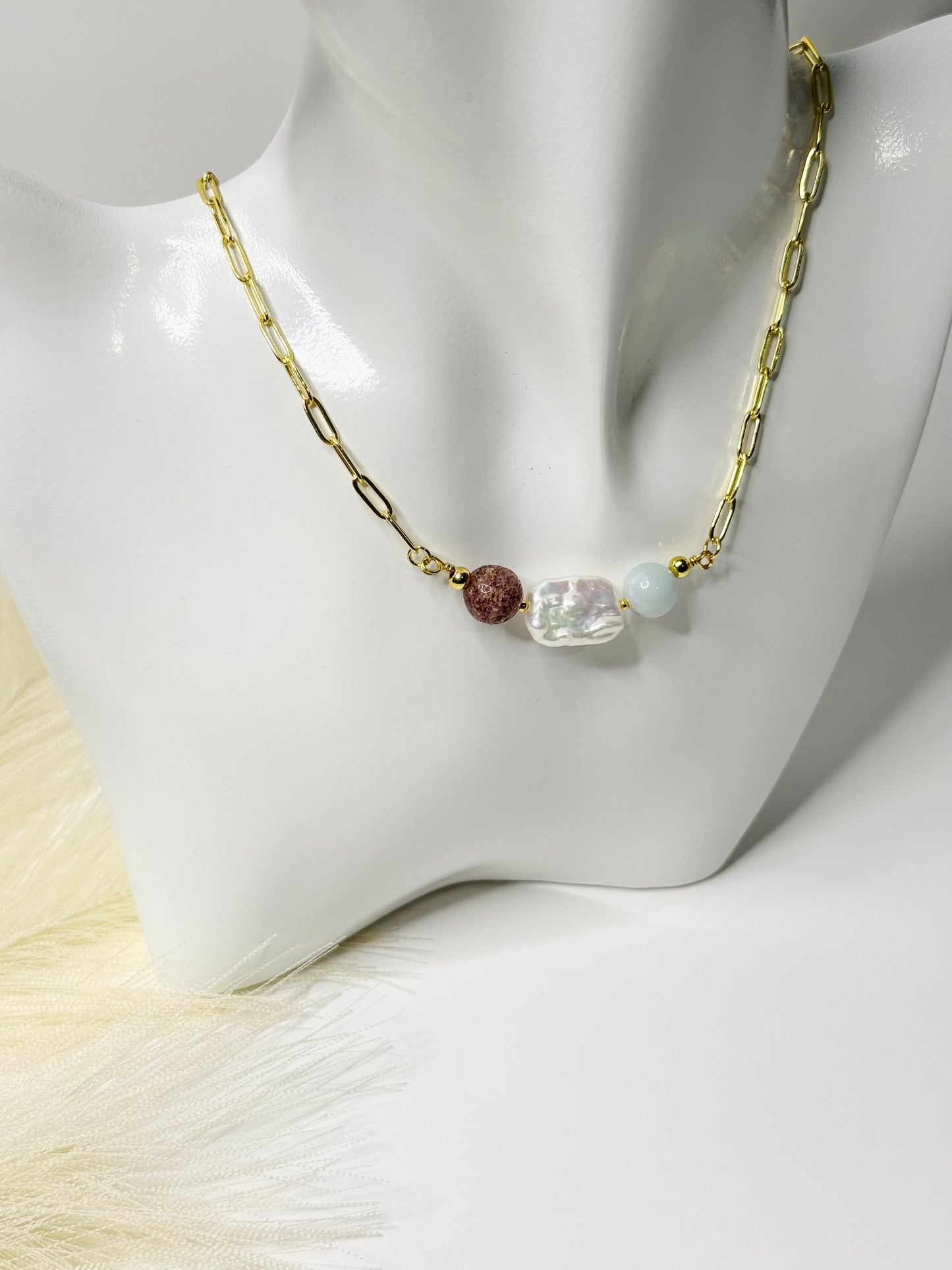 Blush Sea Necklace