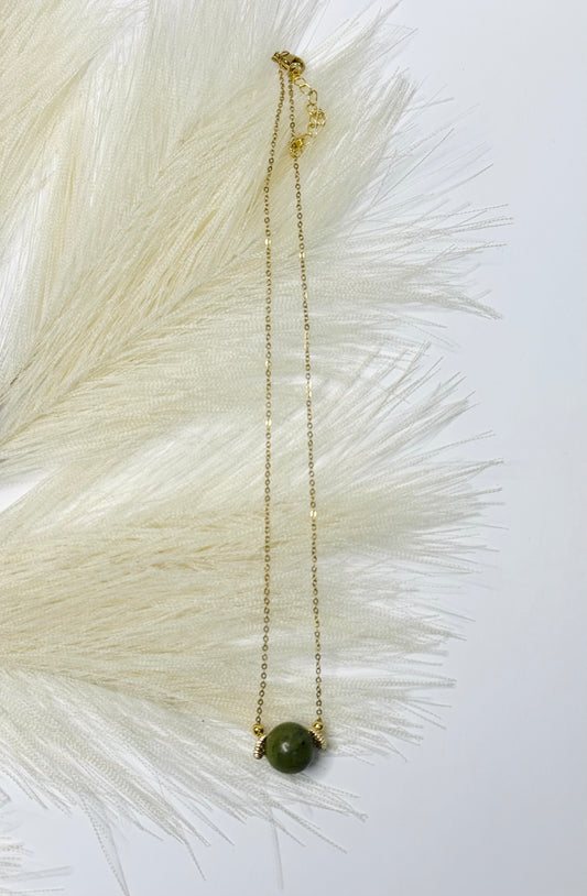 Jade Drop Necklace