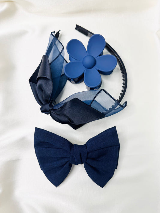 Midnight Bloom Hair Accessory Set