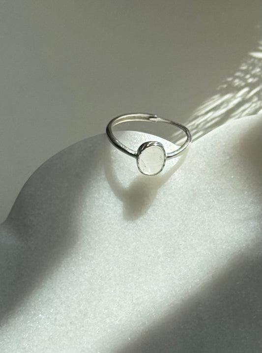 Moonstone Glow Ring