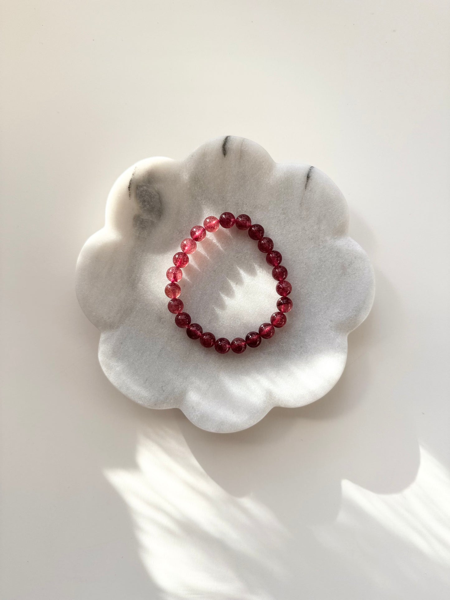 Strawberry Quartz Bracelet