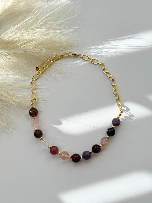 Berry Quartz Necklace